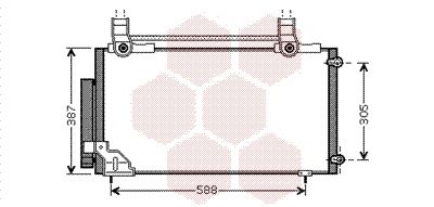 VAN WEZEL Kondensaator,kliimaseade 25005186